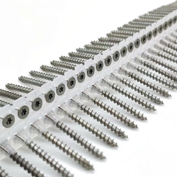 adunox Magazinschrauben Langband - SPAX Universalschrauben mit Vollgewinde, Senkkopf, TX20, 4,0 x 50 mm, VE: 500 Stück, 1260H-40050