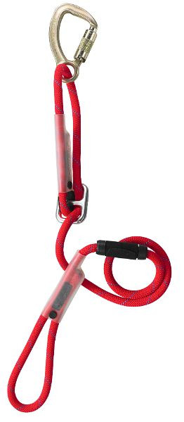 Skylotec Reibschnallenseil,Warnfarbe dyn. ATLAS SK12, Kausche/Schlaufe, in Warnfarbe, dyn, Länge: 1,5m, L-0139-1,5