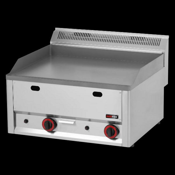 RM Thermik Serie 600, Gas-Grillplatte, 660x600x290 mm, glatte Grillfläche, FTH-60GL