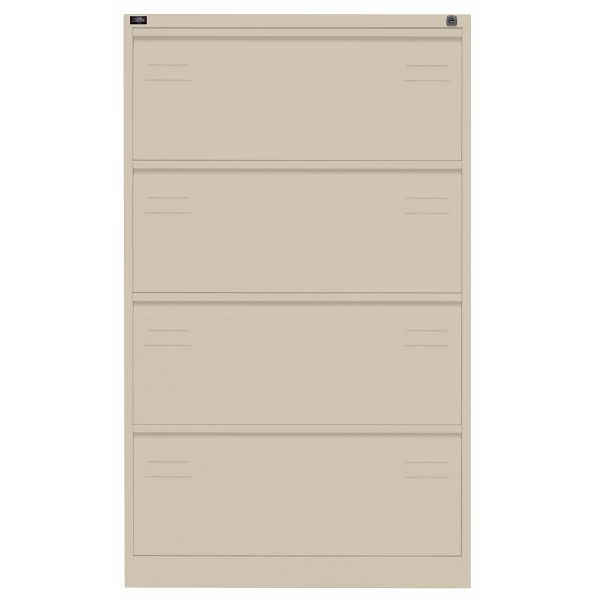 Bisley LIGHT Hängeregistraturschrank LIGHT, doppelbahnig, 4 HR-Schubladen, 643 sand, CDF4643