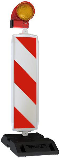 Schake BASt-Bakensystem NOX, 1x BASt Bakenleuchte Lichtaustritt doppelseitig gelb, 1x BASt Bake Folie RA1/A, 36NOX-G2-G