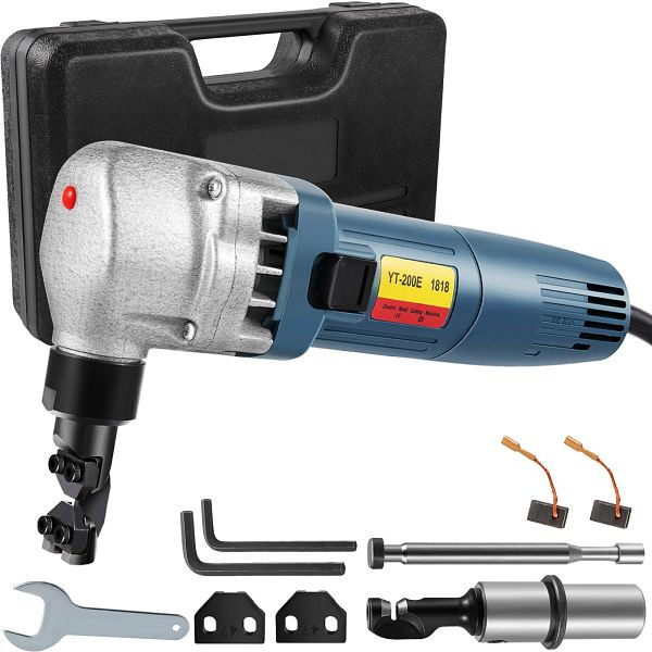 VEVOR Druckluft Blechschere 1,8 mm 380 W Blechknabber aus Metall 1800 U/min, DCJO1.8MM220VPGFIV2