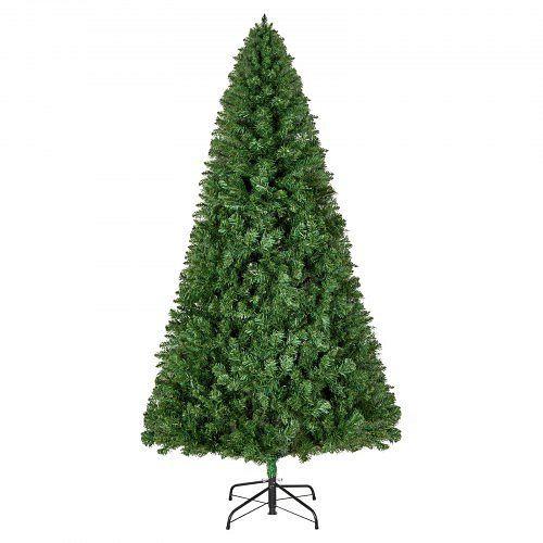 VEVOR Künstlicher Weihnachtsbaum, 1,8 m, PVC, 1250 Zweigspitzen, mit Metallständer für Zuhause, Partys und Büros, CGKSDSPVCLS6K87RZ001V0