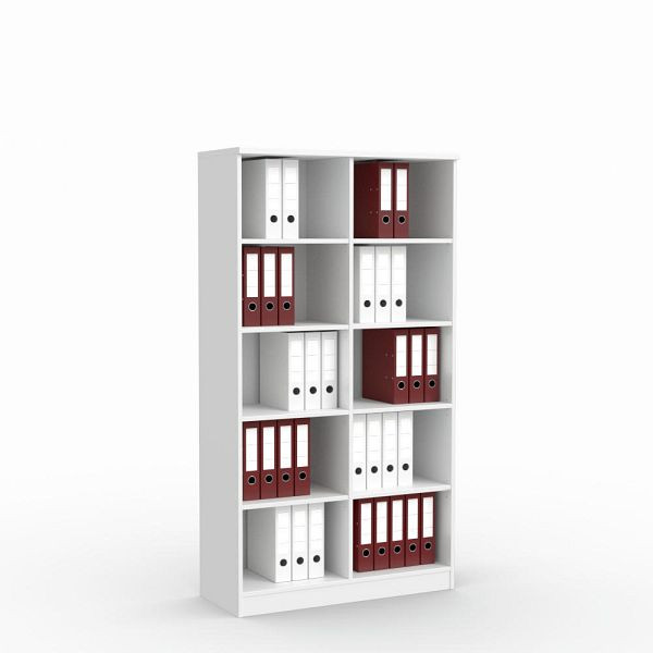 Deskin Regal MULTI M, Dekor weiß, B 1000 x H 1835 x T 420 mm, 273387