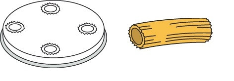 Neumärker Pasta-Scheibe Ø 50 mm Maccheroni für MPF 1,5, 06-50742-05