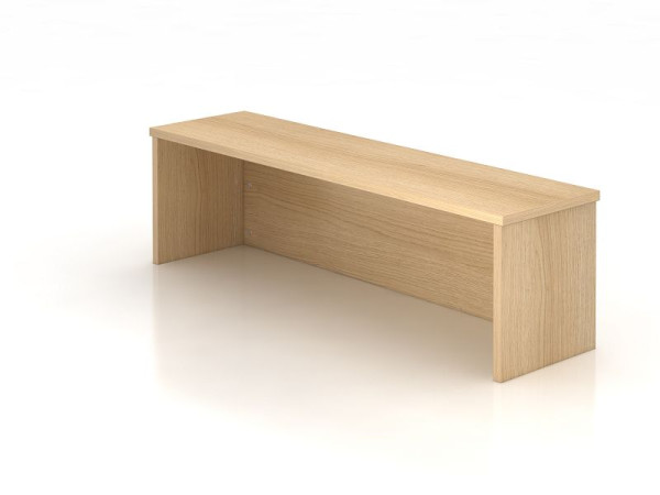Hammerbacher Thekenaufsatz 120cm, 1OH Eiche, 120x32x35 cm (BxTxH), VWB12/E