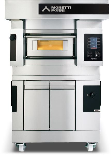 MORETTI Elektro-Pizzaofen serieS S50 E Multibake, Standgerät, für EN 600 x 400 mm, für Pizzen / Pizzableche, 493600050