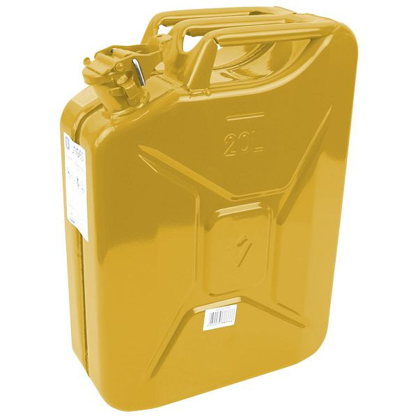 Dönges Stahlblech-Benzinkanister, 20 l, gelb, 280075