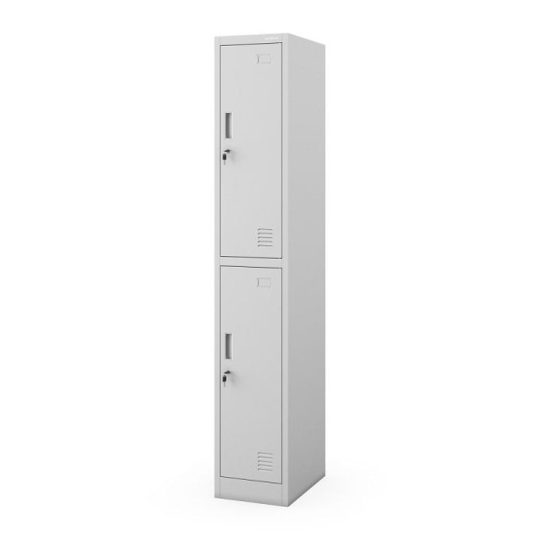 Jan Nowak Garderobenschrank IGOR 1 Plus 316,5 x 1850 x 450 mm, Grau, 1953