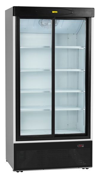 NordCap Gewerbekühlschrank KU 1000 G-SD, für Take-Away Kühlprodukte und Getränkekühlung, steckerfertig, Umluftkühlung, 435700119