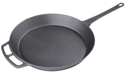 Contacto Eisenguss-Riesenpfanne mit 2 angegossenen Griffen, 55 cm, 5092/550