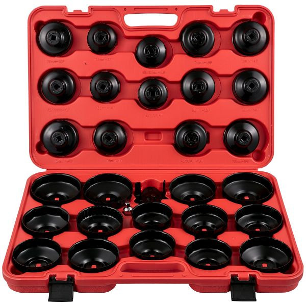 VEVOR 30-teiliger Ölfilter-Steckschlüsselsatz Ölfilterkappenschlüssel 3/8", JYLQQCXGJJT308IOLV0