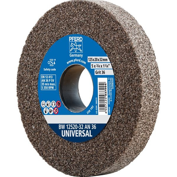 Pferd Schleifbockscheibe BW 12520-32 AN 36 UNIVERSAL, 39009707