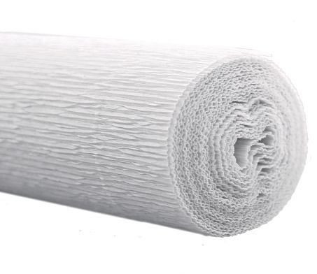 Werola Floristen Krepppapier - 50 x 250 cm, weiß, VE: 2,5 m, 794048000