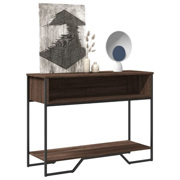 vidaXL Konsolentisch Braun Eichen-Optik 100x35x74,5 cm Holzwerkstoff, 848533