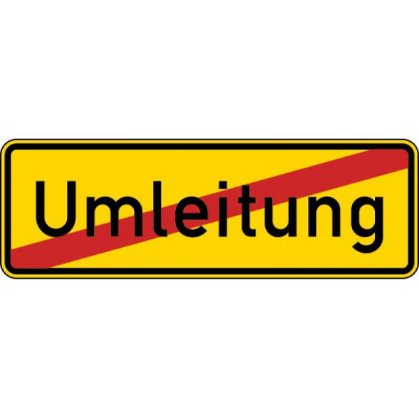 Stein HGS Ende der Umleitung Nr. 457.2, RA1, Flachform 2 mm, 457.2-111