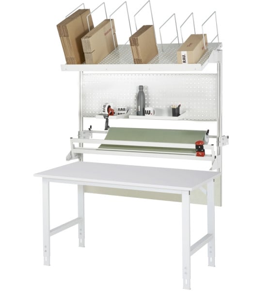 RAU Packtisch Komplettset 05, AT-Tom, B1500 x T1000, M-Platte, 06-625M10-15-VP05.12