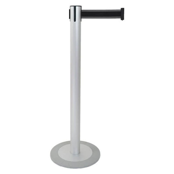 Stein HGS Personenleitsystem -Stopper-, individuell kombinierbar, schwarz, aluminium, aluminium, grau metallic, 11866-020202