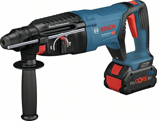 Bosch Akku-Bohrhammer mit SDS plus GBH 18V-26 D, Solo Version, Handwerkerkoffer, 0611916000
