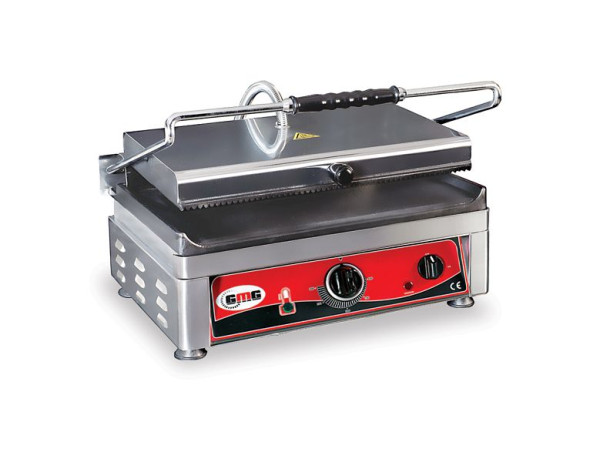 GMG Kontaktgrill - oben gerillt / unten glatt, Grillfläche: 45 x 27 cm, Temperaturregelung einheitlich für Ober- und Unterhitze, KG2745G