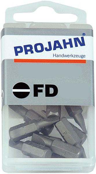 Projahn 1/4" Bit L25 mm Schlitz 4,0 x 0,5 mm 10er Pack, 2721-10
