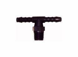 Riegler T-Einschraubstutzen, Polyamid, Außengewinde konisch nach ISO 7-1, 110966