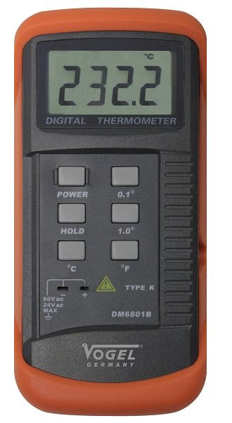 Vogel Germany Elektronischer Digital-Thermometer, -50 ~ +1.300 °C, 640303