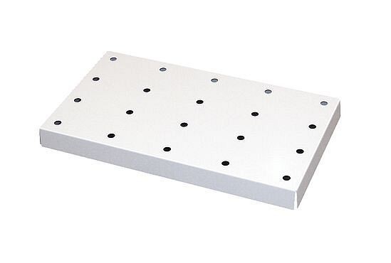 asecos Lochblech Stahlblech glatt beschichtet für Q90/S90 B890/1400, 724x417x70mm, 11165