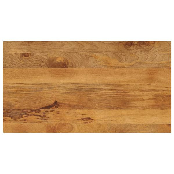 vidaXL Tischplatte 110x70x3,8 cm Rechteckig Massivholz Mango, 371673