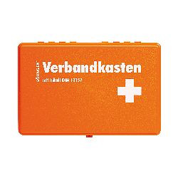 SÖHNGEN KIEL Verbandkasten, leer, Kunststoff, orange, 0304040