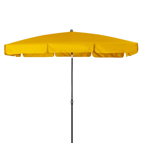 doppler GS SUNLINE NEO WATERPROOF ca. 225x120/4tlg. Design 811 gelb, Sonnenschirm mit Tragetasche, 462593811