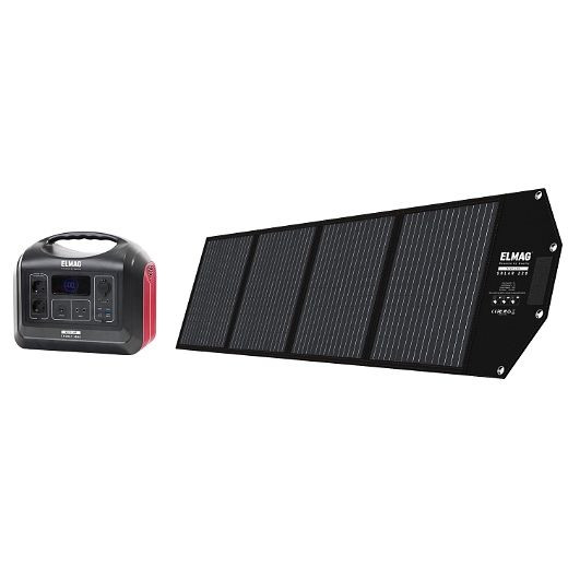 ELMAG Tragbares Solargenerator-Set ENERGY 1800 + SOLAR 220, 00403