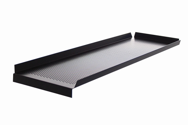 Schneider Snack Thekenbleche "schwarz", Alu, pulverbeschichtet, 200 x 600 x 20 mm, 154089