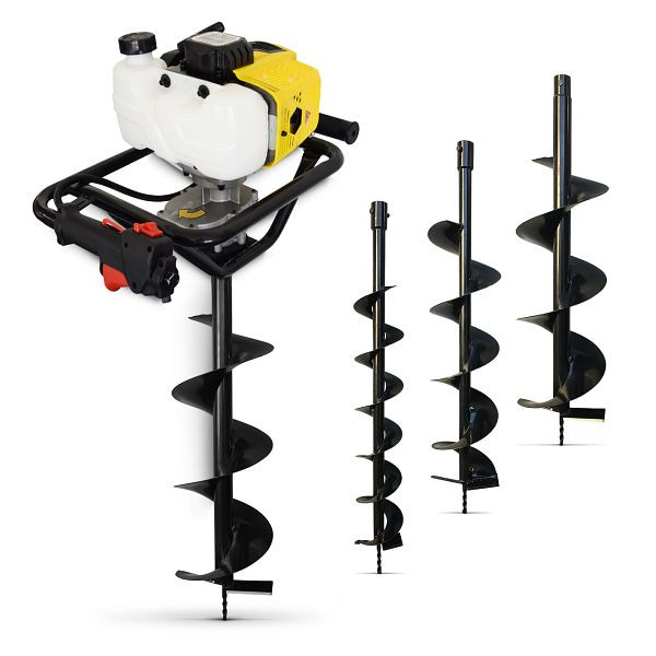BAMATO Erdbohrer inklusive 3 Bohrer, EBO-80, 4260537613333