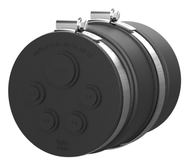 Hauff Universal-Manschettenstopfen für Kommunikationsleitungen MS78K 1x13-21+3x7-13+1x5-13, 5060150454
