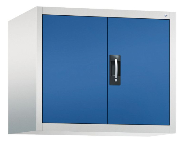 C+P Aufsatzschrank Acurado, H790xB930xT600mm, Farbe: Lichtgrau / Enzianblau, Muldengriff, 9295-009 S10005
