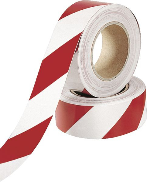 Moedel Warnmarkierung rechtsweisend, Folie, reflektierend, Rot-Weiß, 50 mm x 15 m, 55097