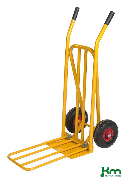 Kongamek Gepäck- & Sackkarre 920 x 480 x 1170 mm, Gelb, Unplattbare Räder, KM106PF