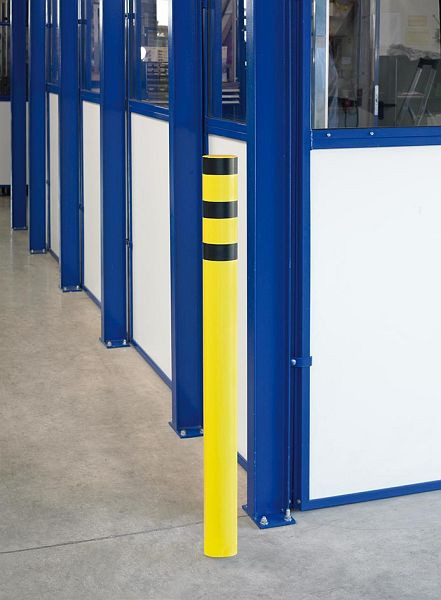 TTS Rammschutz-Poller zum Einbetonieren feuerverzinkt, HxL: 1600 x Ø 102mm, 301601c