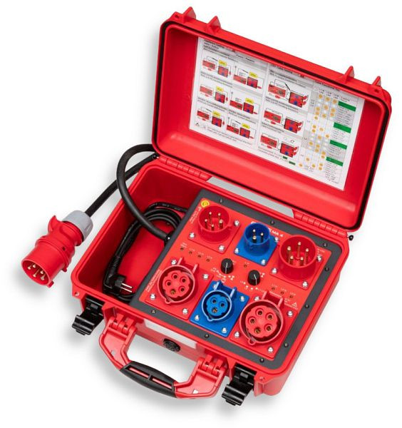 Benning Adapterkoffer MA 4, Messadapter zur aktiven und passiven Prüfung, 044162