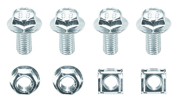 Prevost Befestigungsmittel für Konsole, Inhalt= Schraubensatz : 4 Schrauben M6 x 20 mm, 4 Muttern M6, PLA VEWF