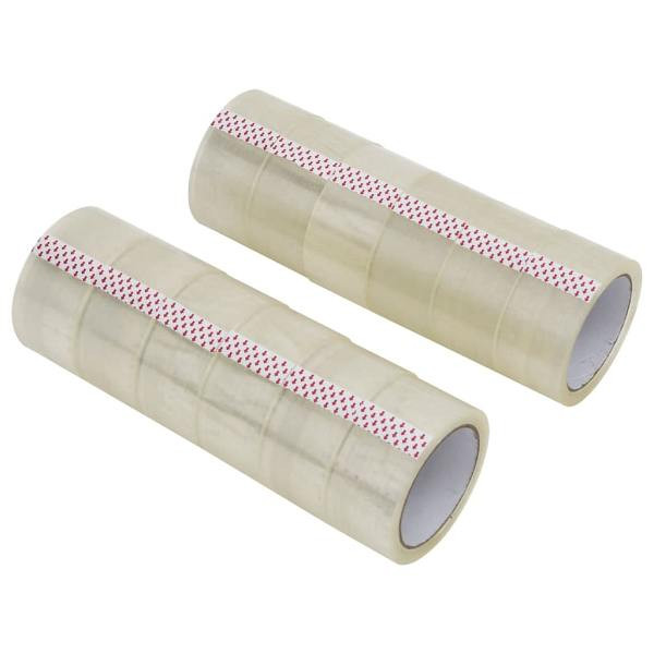 vidaXL Paketklebeband 12 Stück Transparent 48 mm x 66 m, 4012389