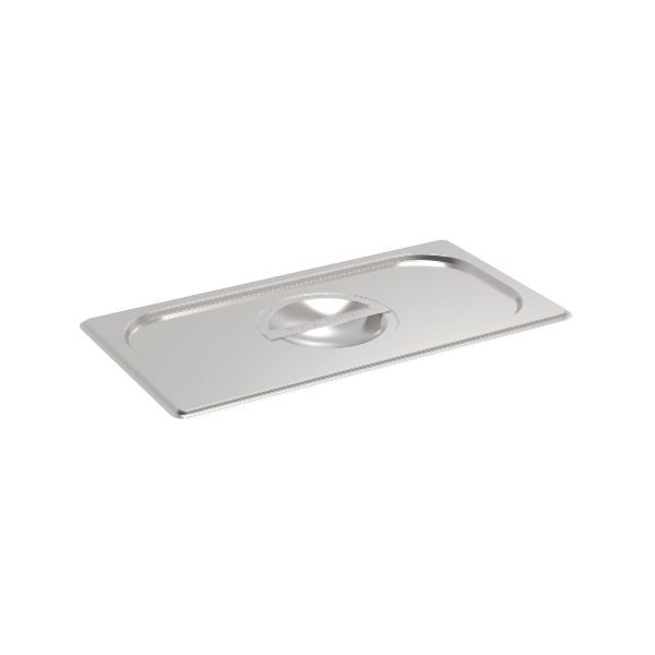 Rieber GN-Flachdeckel 1/3 mit 4x QR - Code, Edelstahl, 84050604