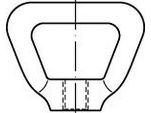 Korbmuttern DIN 80704 Messing M 6 VE=S (10 Stück)