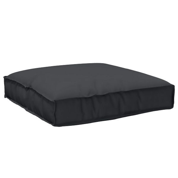vidaXL Pallet Kissentset 2er Set Schwarz Polyester Standard Langlebig, 3329073
