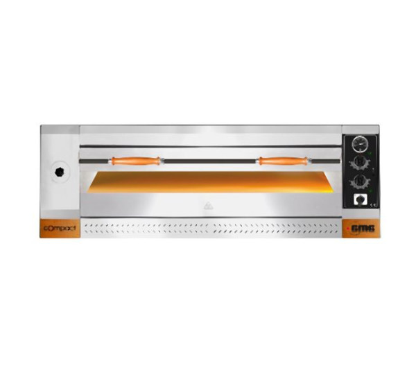 GMG Pizzaofen - 9x Ø 30 cm, 8 kW, 3NAC, 400V, Stapelbar - Vollschamott - 1 Backkammer, PCS9292V-E