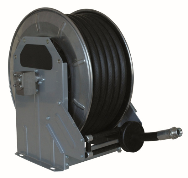Rapid Automatischer Schlauchaufroller, Edelstahl, ohne Schlauch, für max. 20 m, DN 20, Max. Druck 50 bar, 05 019
