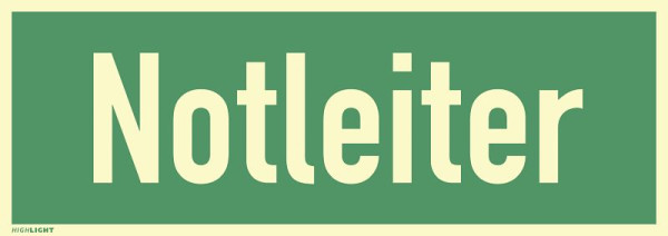 Moedel Notleiter, Kunststoff, langnachleuchtend, 160-mcd, 297x105 mm, 61018