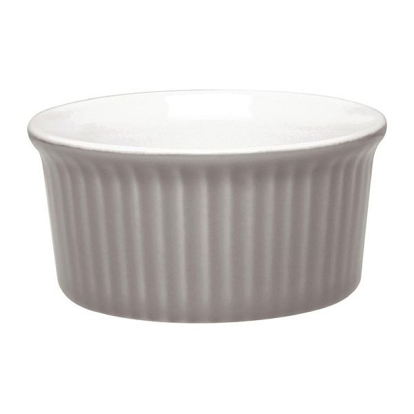 Olympia Pastel Auflaufförmchen grau 7cl, VE: 12 Stück, DC801