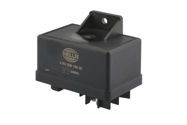 HELLA Steuergerät, Glühzeit, 12V, 6-polig, Vorglühzeit: 8s, nachglühfähig, mit externer Temperaturerfassung, 4RV 008 188-301
